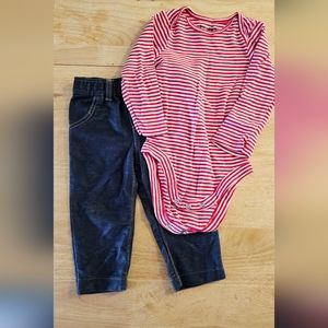 👶 5/$15 - Baby Girls Fall/Winter Outfit